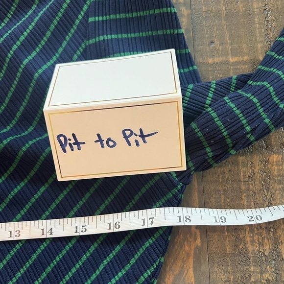 Anthropologie Maeve Flores striped midi dress size XL / nwot - Picture 13 of 14